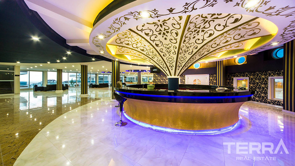 Modernly Designed Sea View Alanya Apartment in Another World Complex - 75114
