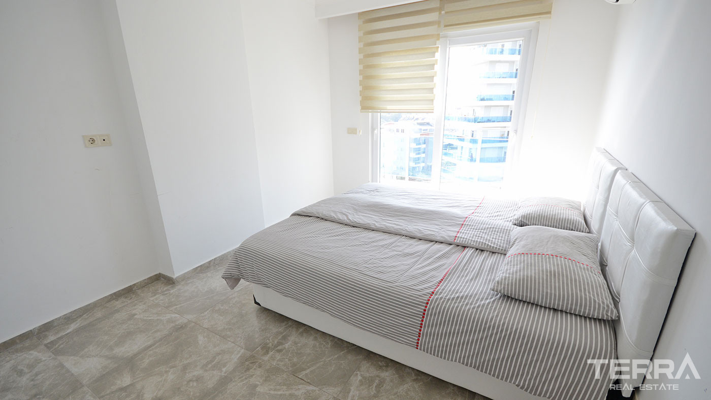 Modernly Designed Sea View Alanya Apartment in Another World Complex - 75121
