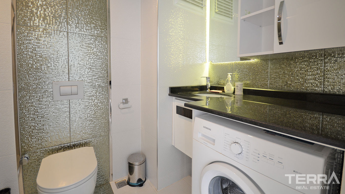 Modernly Designed Sea View Alanya Apartment in Another World Complex - 75123