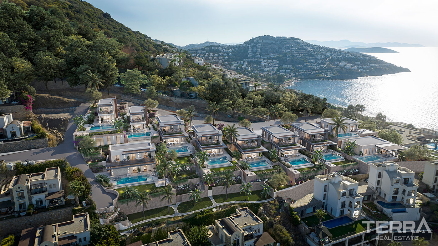 Private Infinity Pool Villas in Bodrum with Panoramic Sea View - 128472