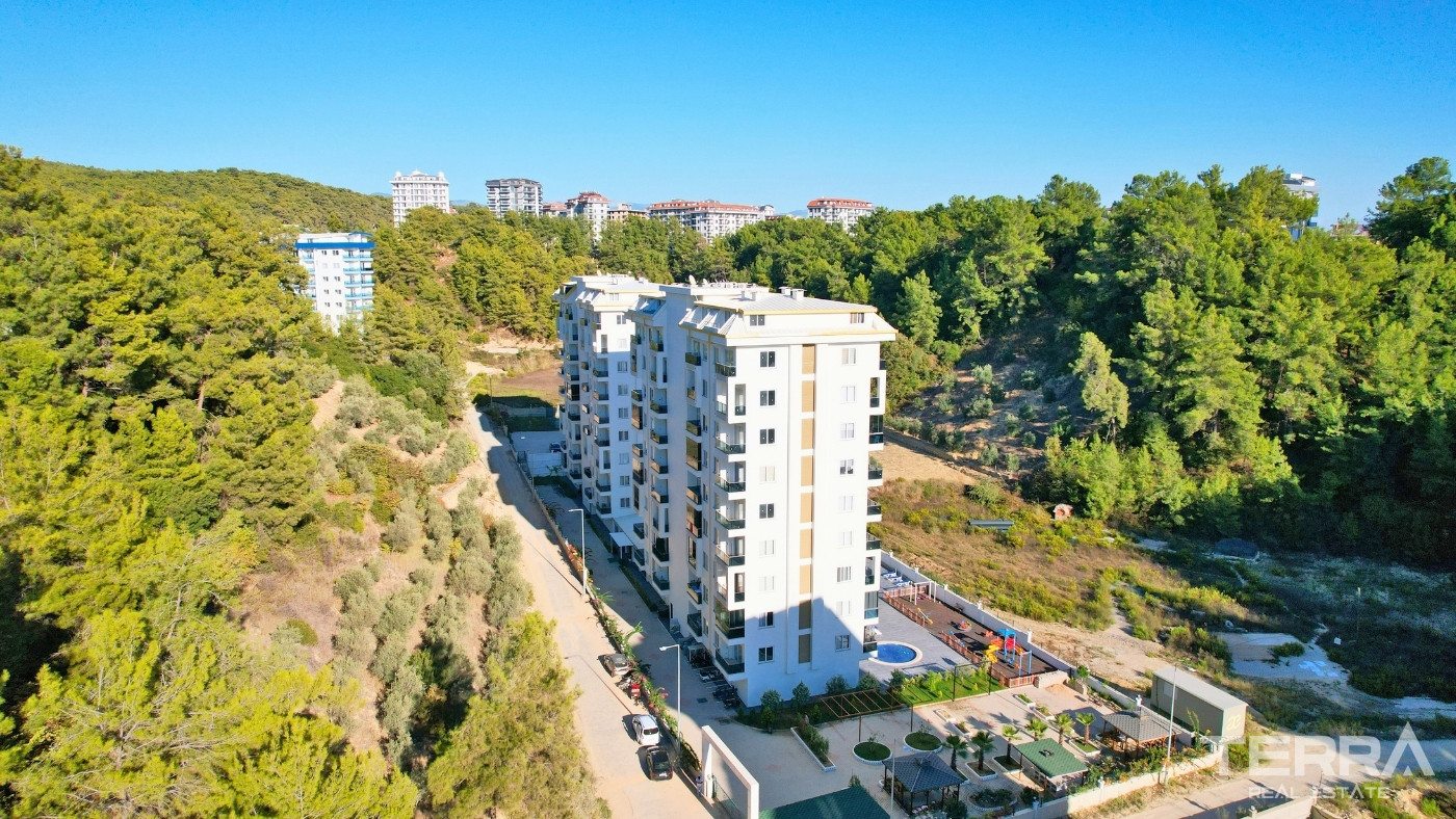 Furnished Flat Surrounded by Pine Forest Offer Luxury Living in Alanya - 101646