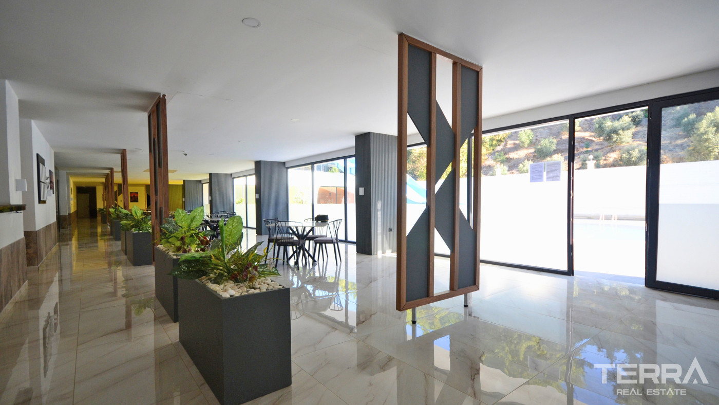 Furnished Flat Surrounded by Pine Forest Offer Luxury Living in Alanya - 101654