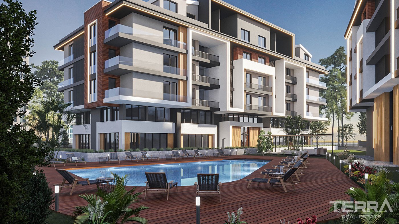 Sophisticated Luxury Flats with Modern Interior Features in Antalya