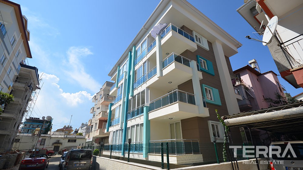 1 bedroom apartments near Cleopatra Beach in central Alanya - 2614