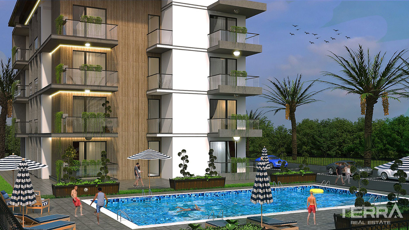 1+1 Investment Apartments with Luxury Designs in Altıntaş, Antalya