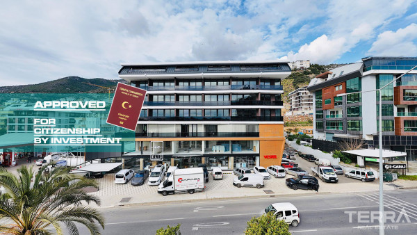 Lejligheder med havudsigt i centrum af Alanya, Tyrkiet