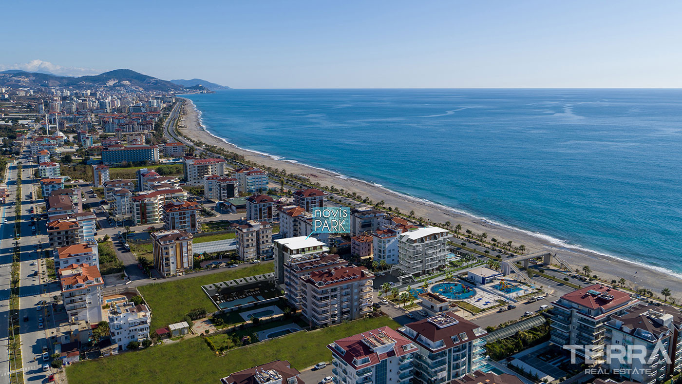 Sea View Alanya Apartment Near the Beach with Top Quality Materials