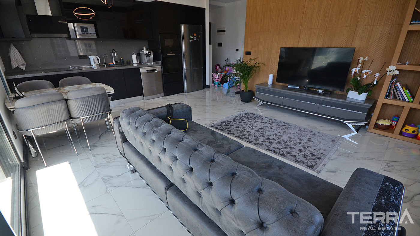 Sea View Alanya Apartment Near the Beach with Top Quality Materials - 75773