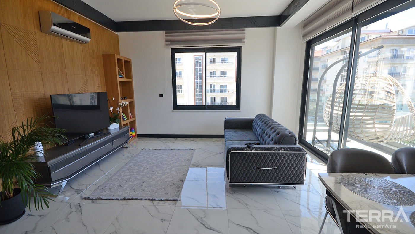 Sea View Alanya Apartment Near the Beach with Top Quality Materials - 75774