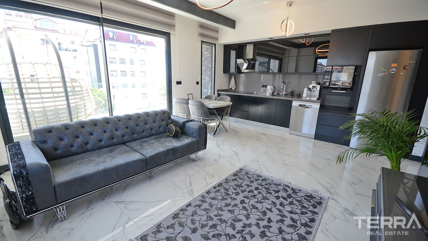 Sea View Alanya Apartment Near the Beach with Top Quality Materials - 75775