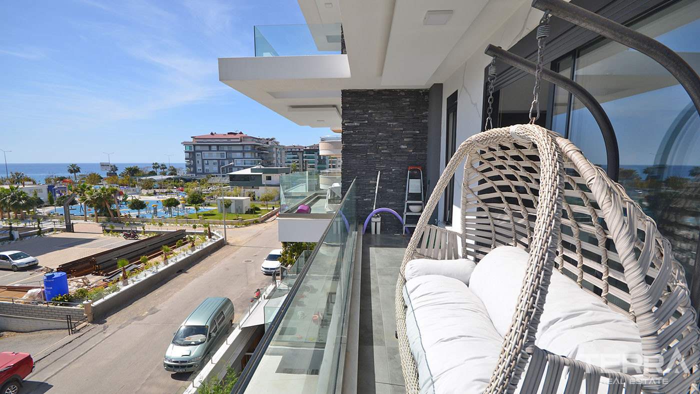Sea View Alanya Apartment Near the Beach with Top Quality Materials - 75776
