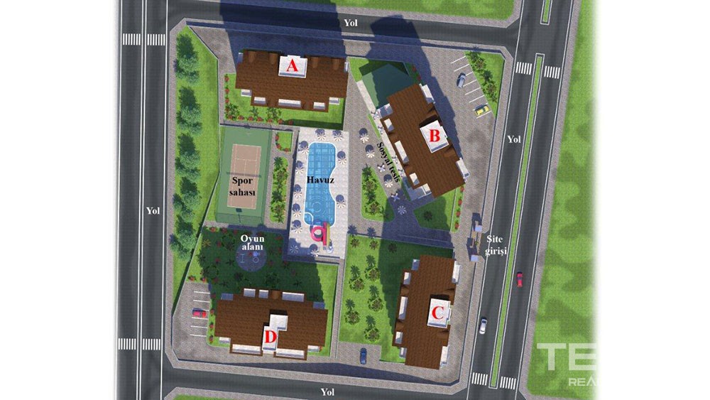 Orion Garden — Leiligheter til salgs i Alanya, Avsallar, Tyrkia - 2727