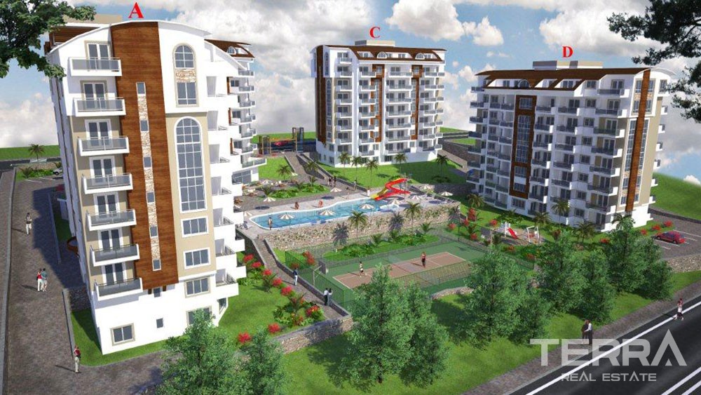 Orion Garden — Leiligheter til salgs i Alanya, Avsallar, Tyrkia - 2729