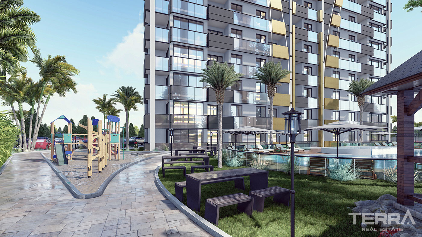 Luxury Flats Close to the Sea and City Center in Mersin, Mezitli