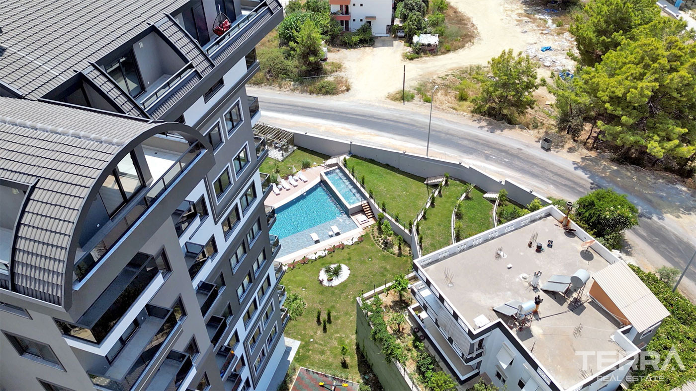 Rich Social Facilities and Shuttle Service from Luxury Alanya Flats - 99491