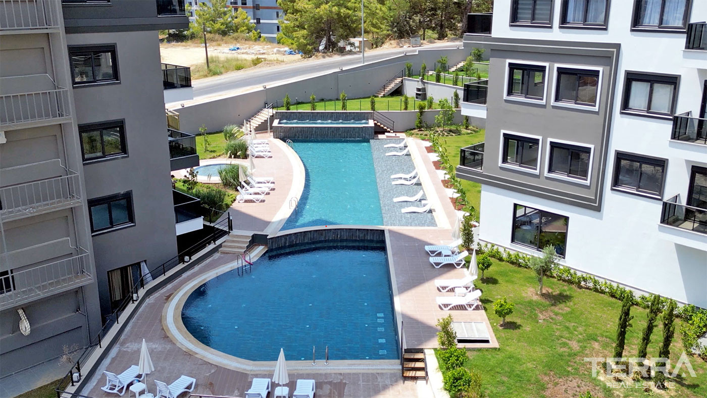 Rich Social Facilities and Shuttle Service from Luxury Alanya Flats - 99492