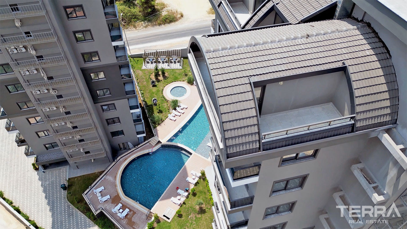 Rich Social Facilities and Shuttle Service from Luxury Alanya Flats - 99502