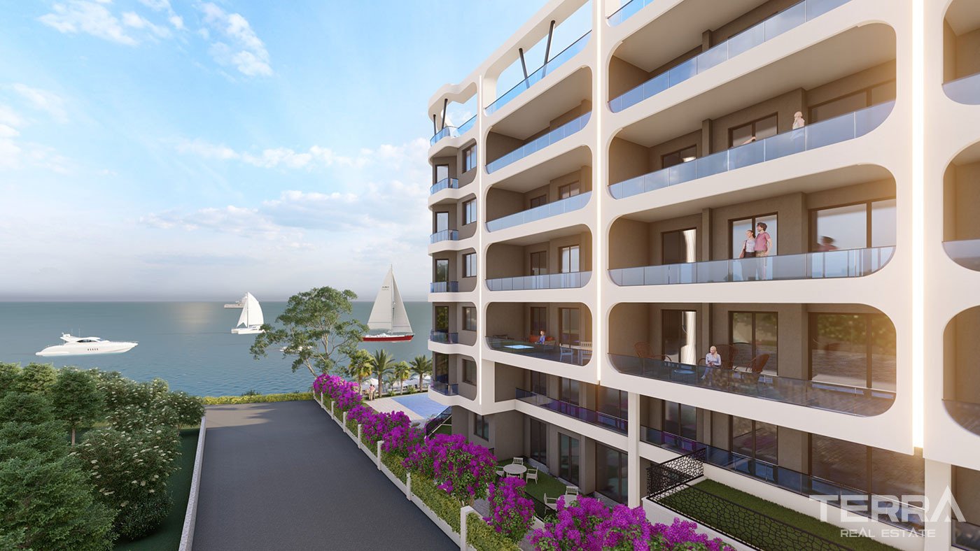 Seafront Apartments in an Ultra-Lux Complex in Erdemli, Mersin