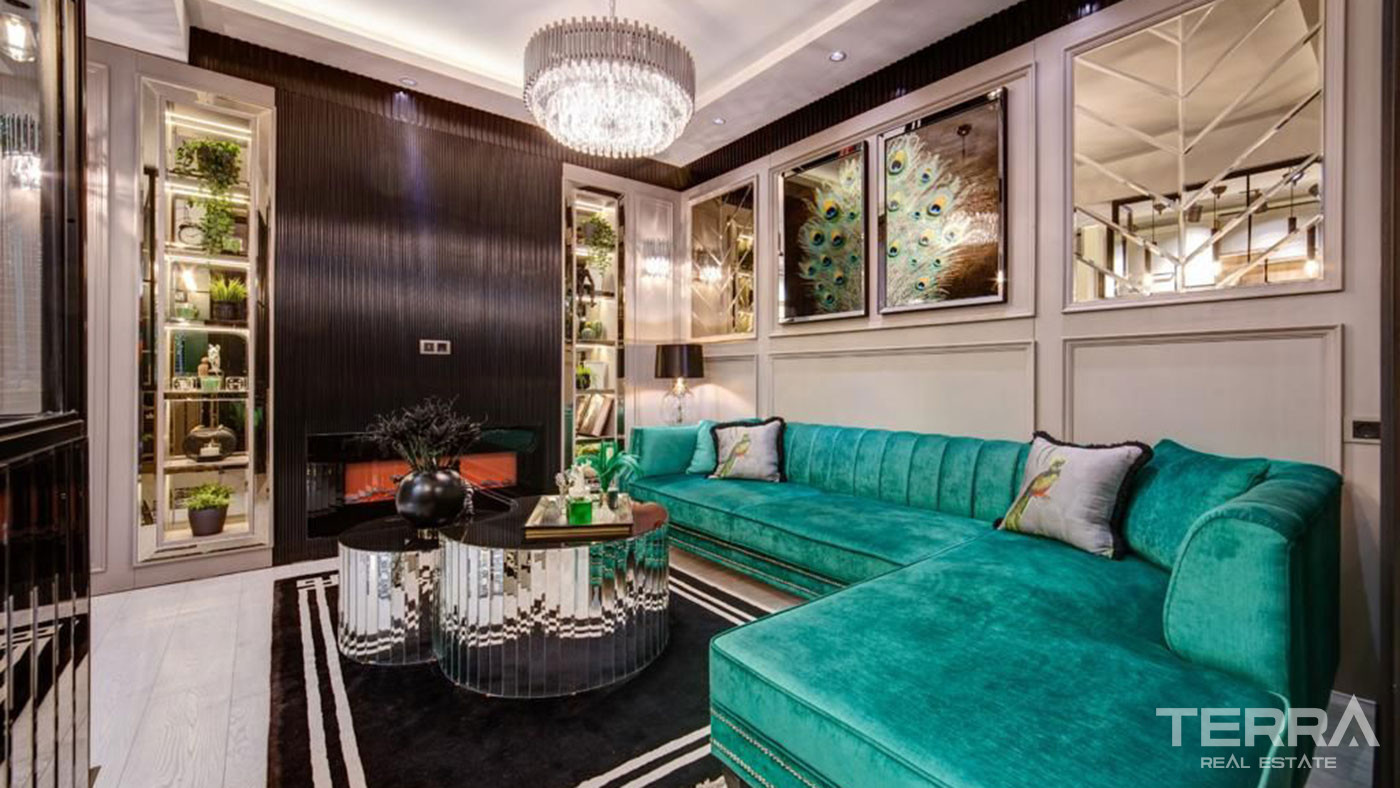 Mersin Flats with Modern Features 1.5 km from the Beach in Yenişehir - 76013