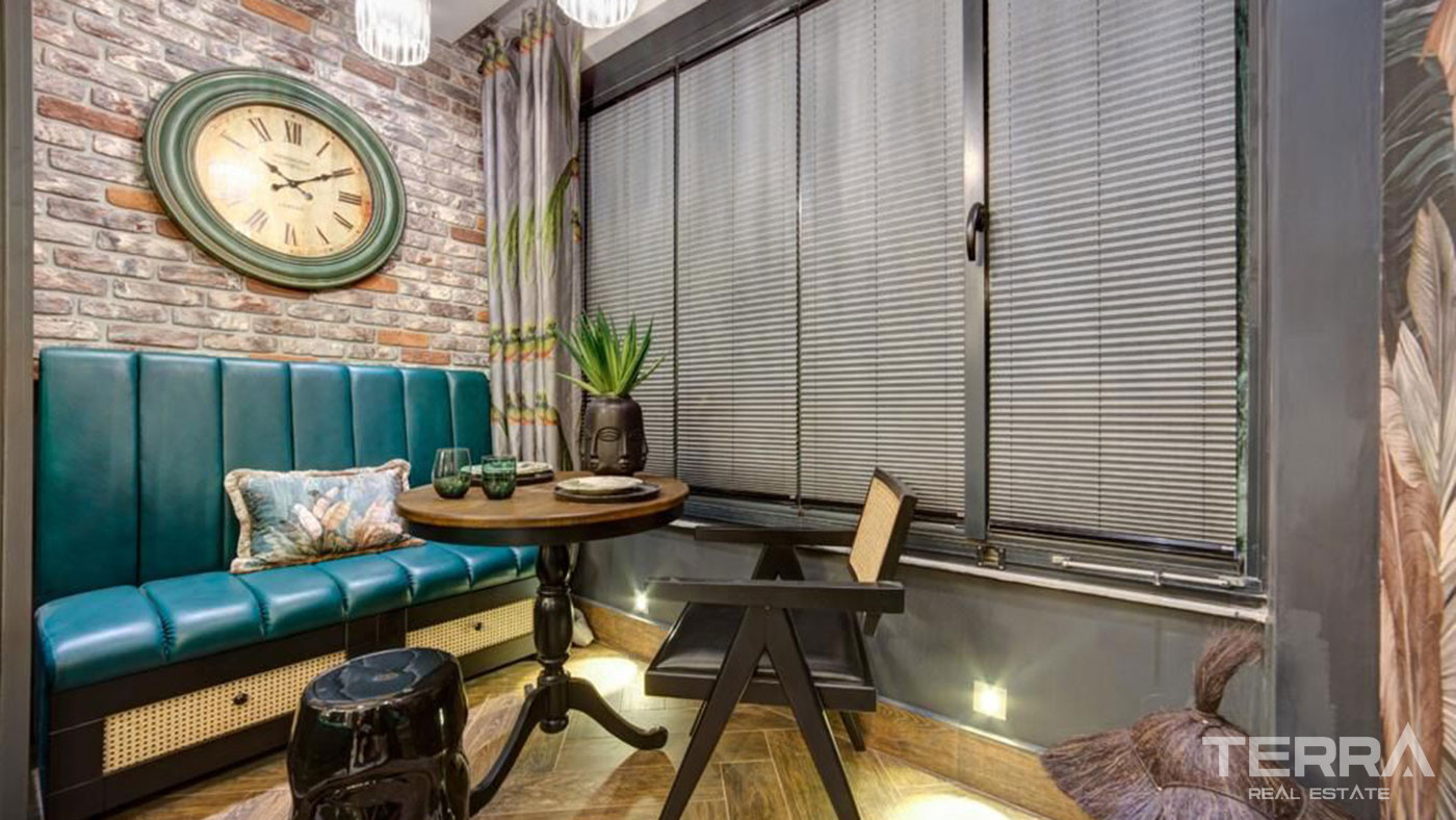 Mersin Flats with Modern Features 1.5 km from the Beach in Yenişehir - 76014