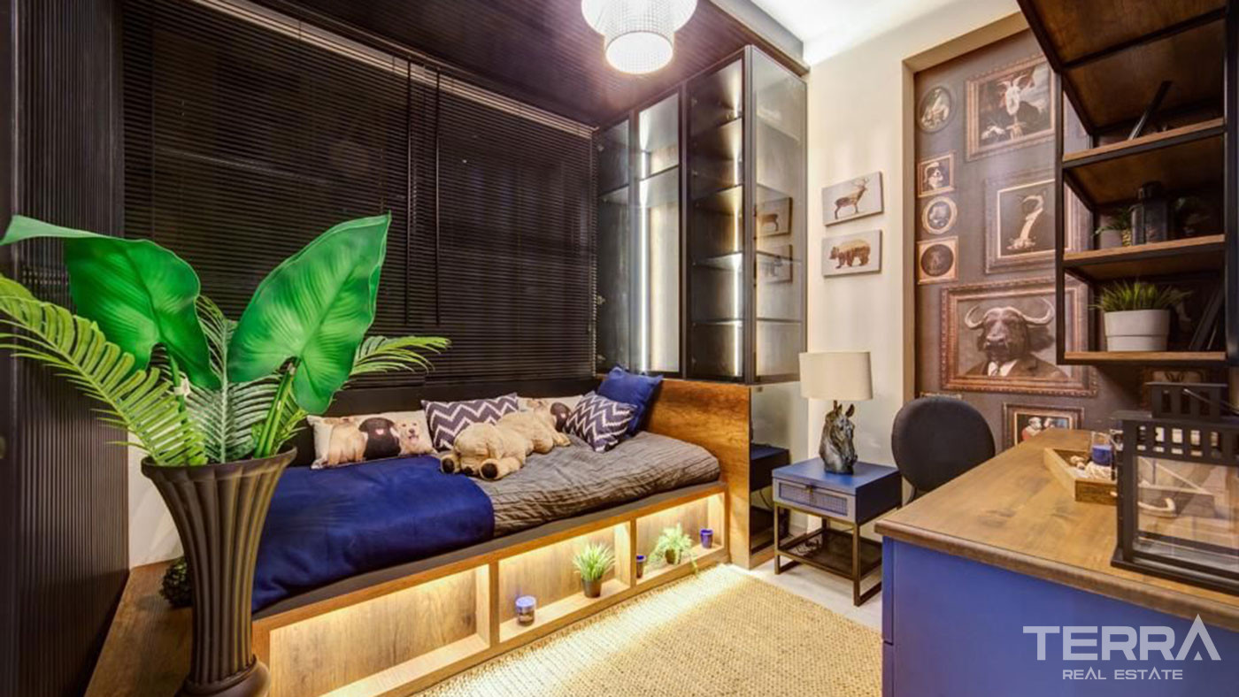 Mersin Flats with Modern Features 1.5 km from the Beach in Yenişehir - 76020