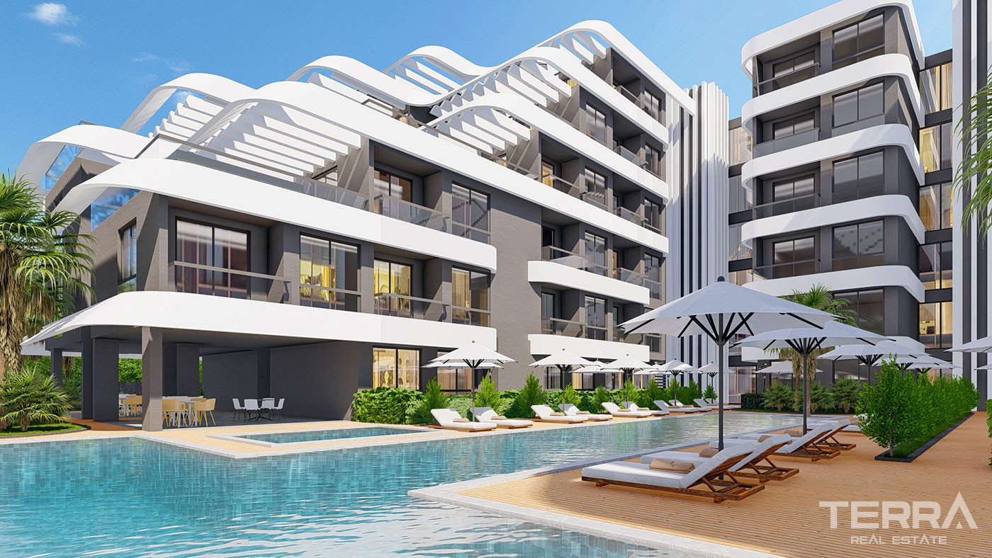 Smartly Designed Luxury Flats in Antalya with Private Beach