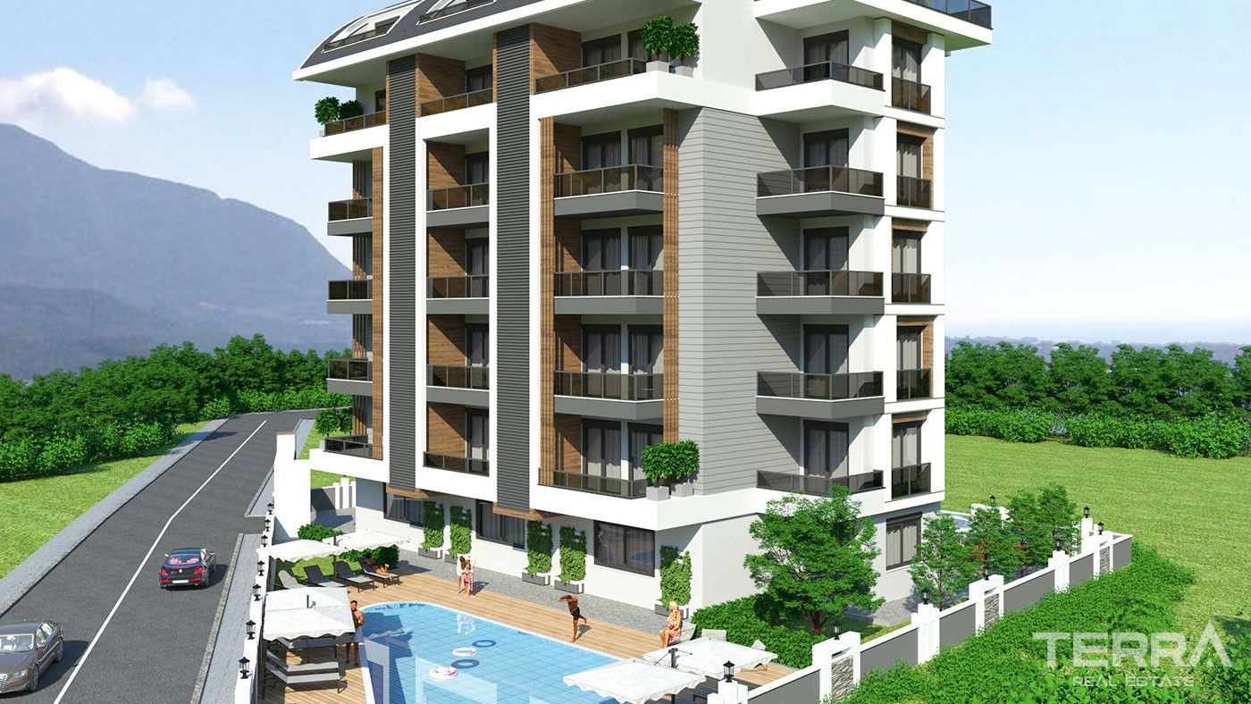 New Apartments in a Serene Setting of Alanya Offer Bargain Prices - 76051