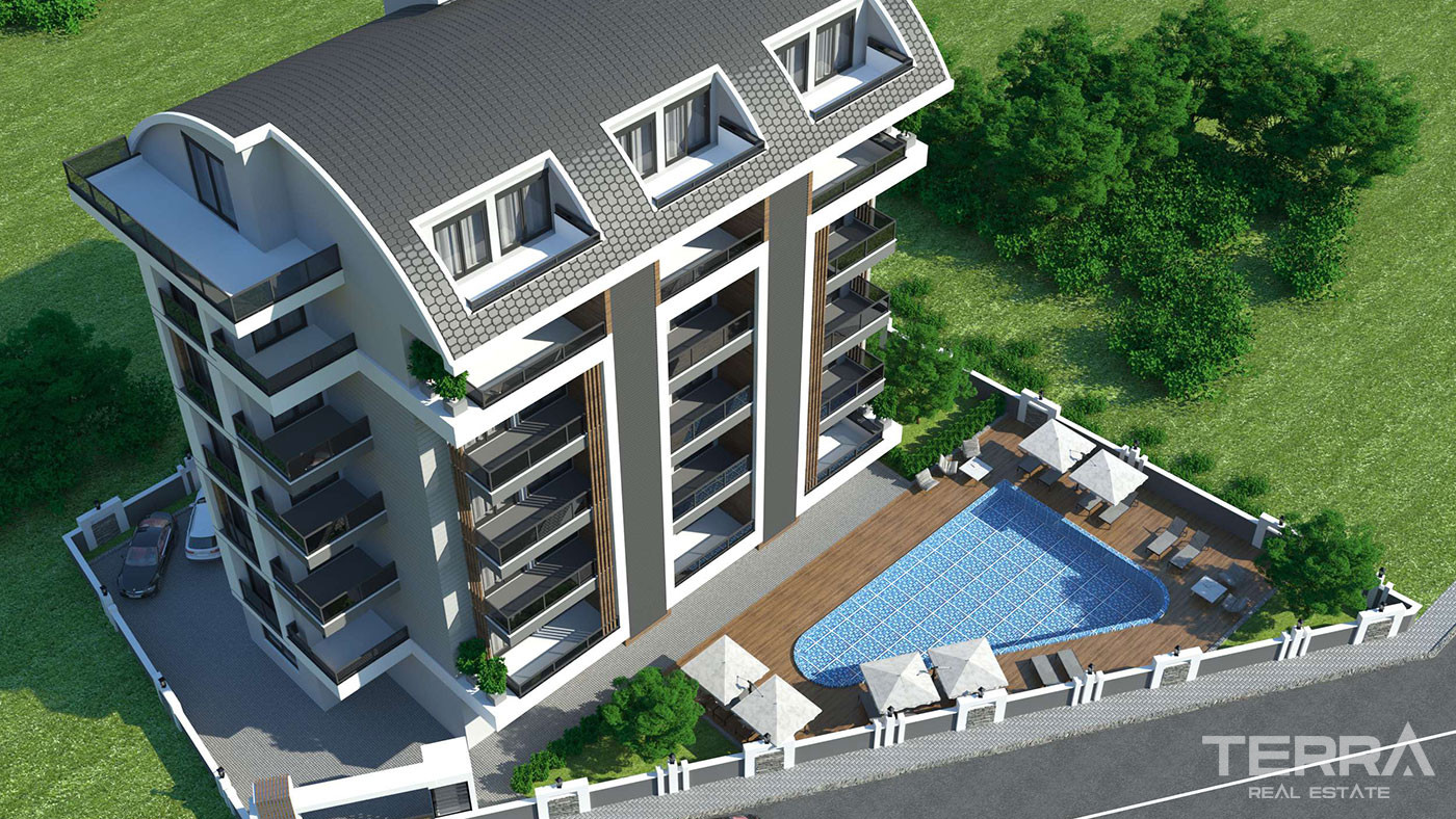 New Apartments in a Serene Setting of Alanya Offer Bargain Prices - 76053
