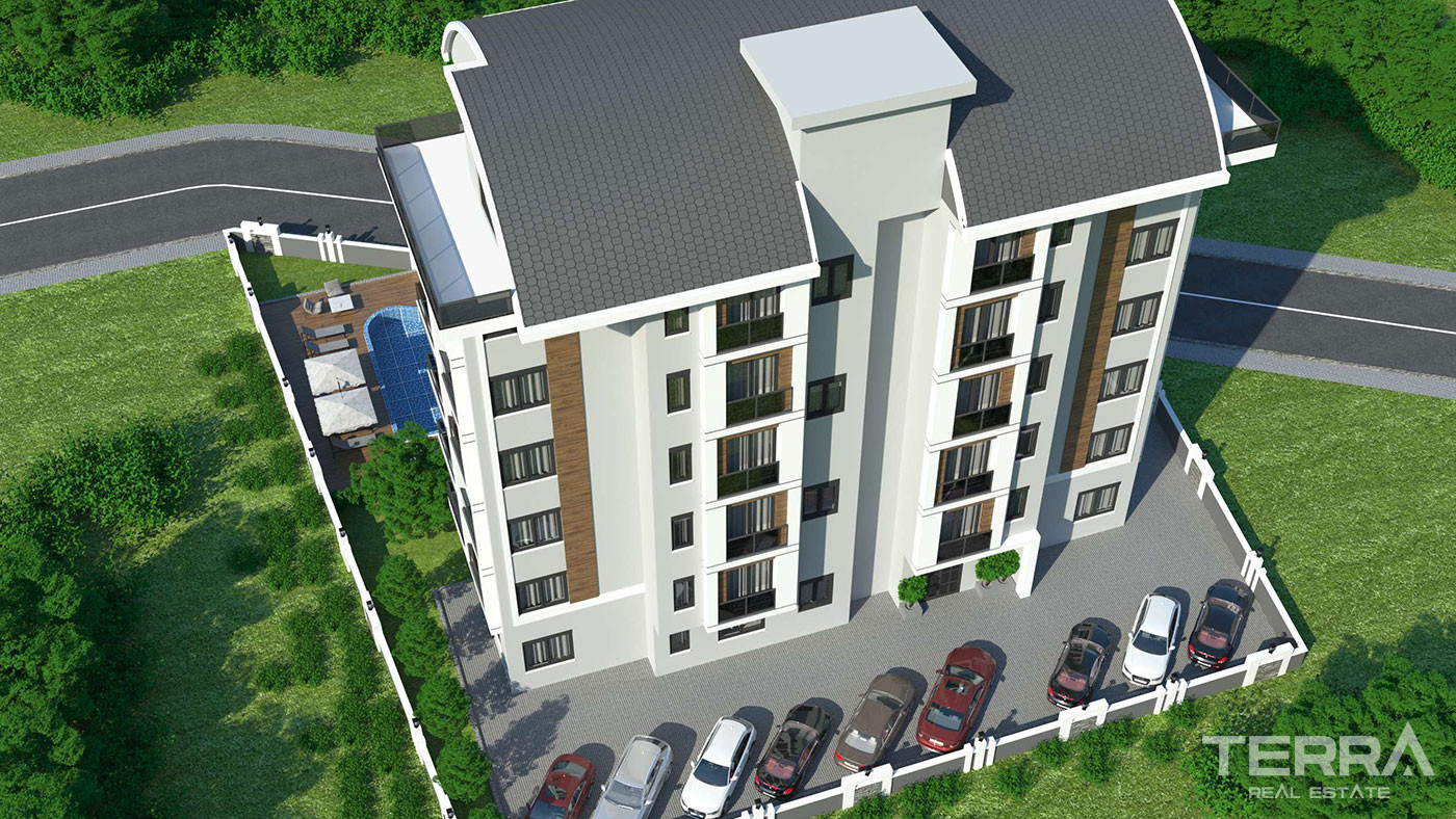 New Apartments in a Serene Setting of Alanya Offer Bargain Prices - 76054