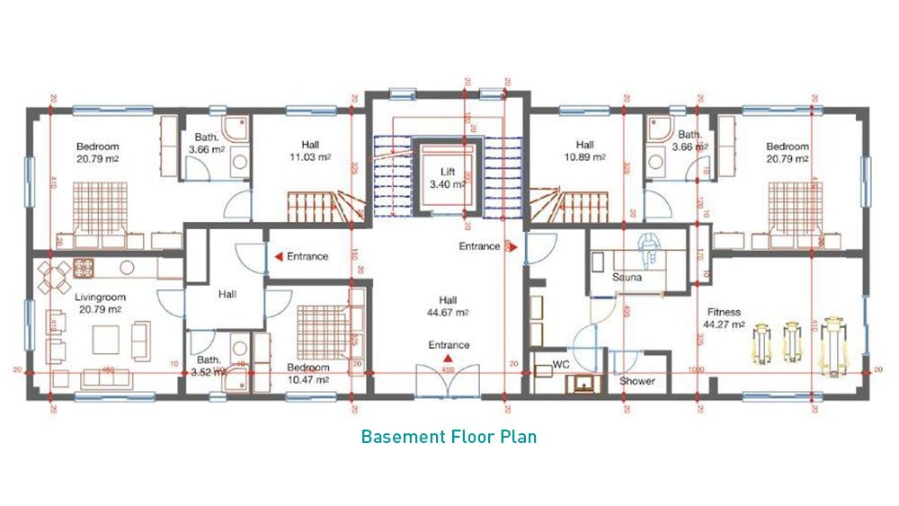 1 bedroom apartment at sea front location in Kestel Alanya - 2810