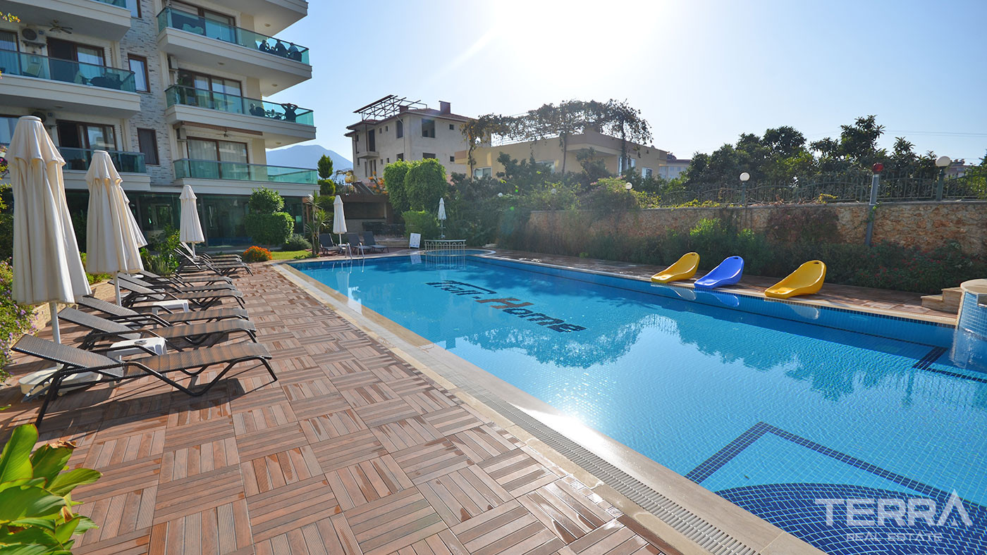 Ready to Move 1+1 Apartment in Alanya with Rich Social Facilities - 76183