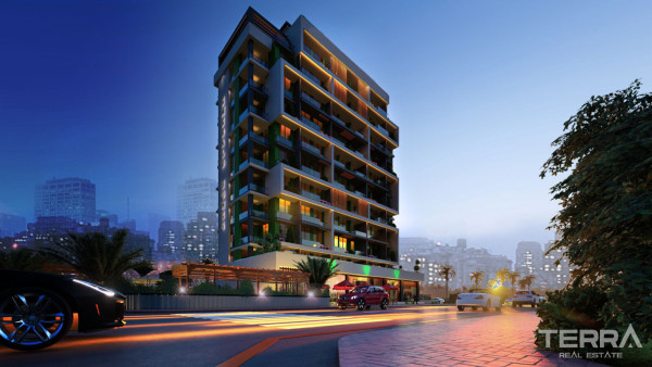 Elegant Living from Luxury Apartments with Sea View in Mersin Erdemli