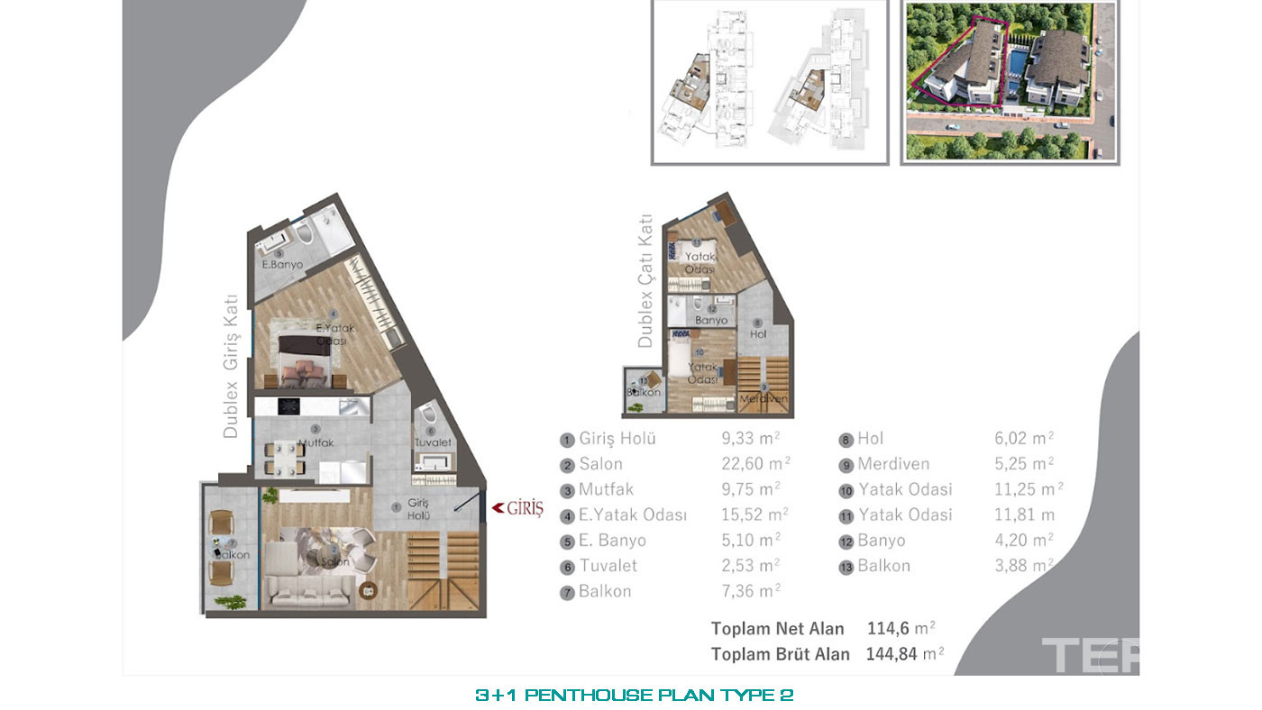 Apartments with Luxury Touches in a Low-Rise Complex in Antalya, Lara - 76443