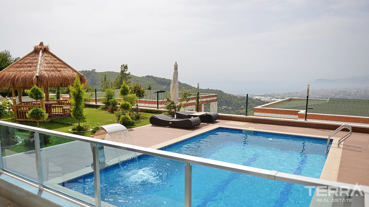Freistehende Luxus-Villen zu verkaufen in Kargicak, Alanya - 33983