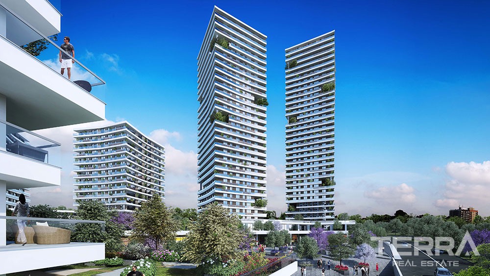 Luxury apartments for sale in Bahçeşehir, Istanbul - 2942