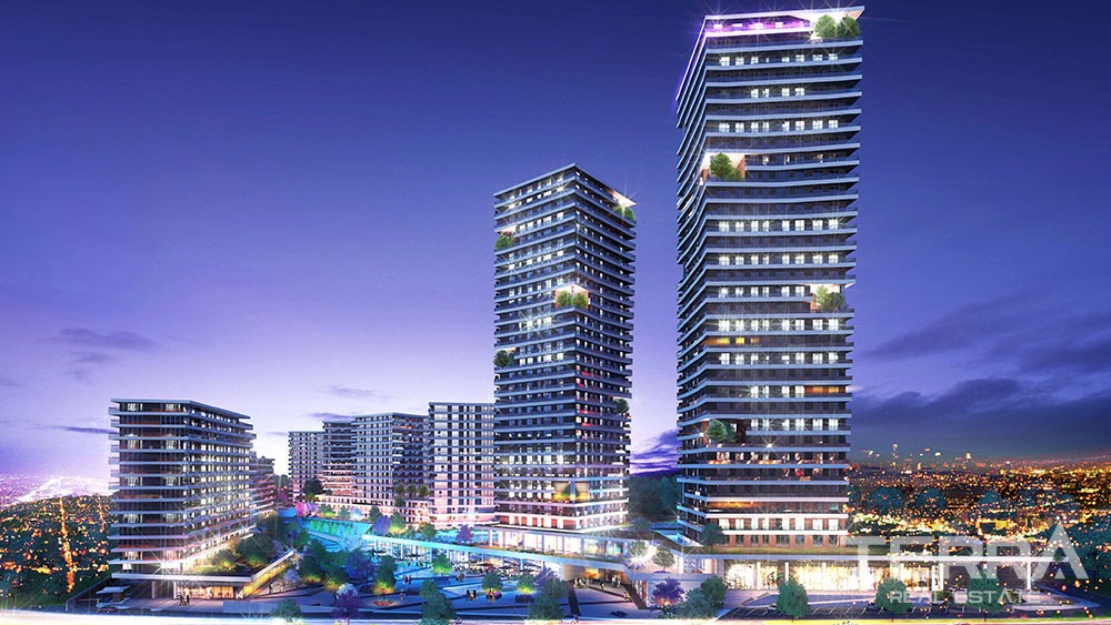 Luxury apartments for sale in Bahçeşehir, Istanbul - 2944