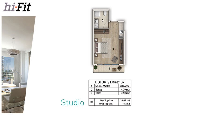 Luxury apartments for sale in Bahçeşehir, Istanbul - 2947