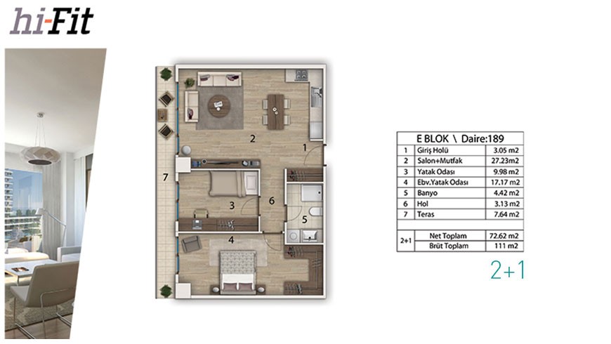 Luxury apartments for sale in Bahçeşehir, Istanbul - 2955