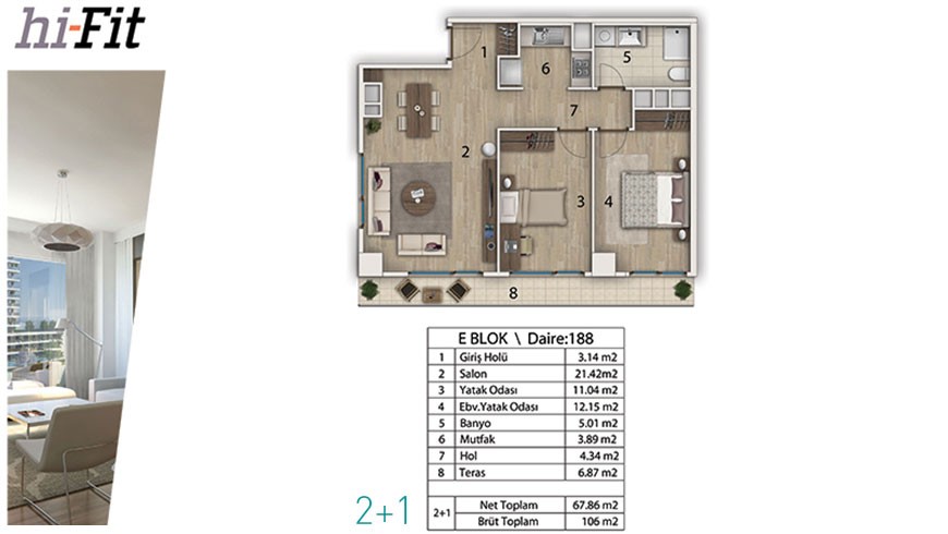 Luxury apartments for sale in Bahçeşehir, Istanbul - 2956