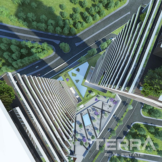Luxury apartments for sale in Bahçeşehir, Istanbul - 2969