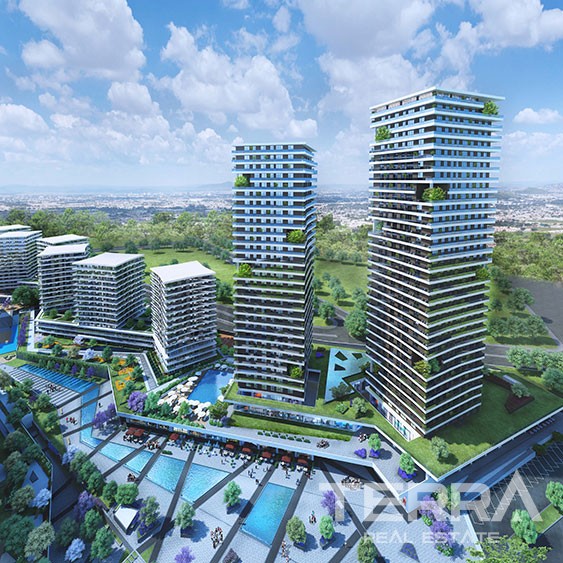 Luxury apartments for sale in Bahçeşehir, Istanbul - 2970