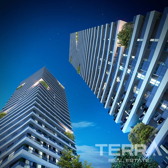 Luxury apartments for sale in Bahçeşehir, Istanbul - 2973