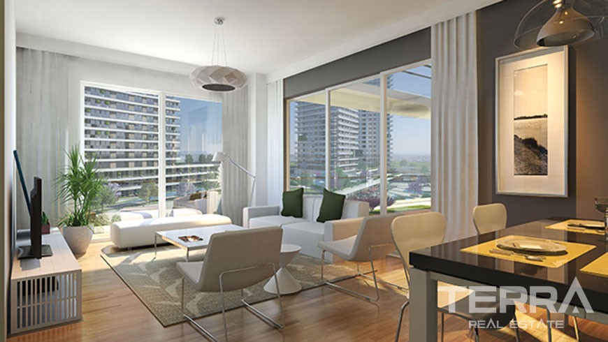 Luxury apartments for sale in Bahçeşehir, Istanbul - 2978