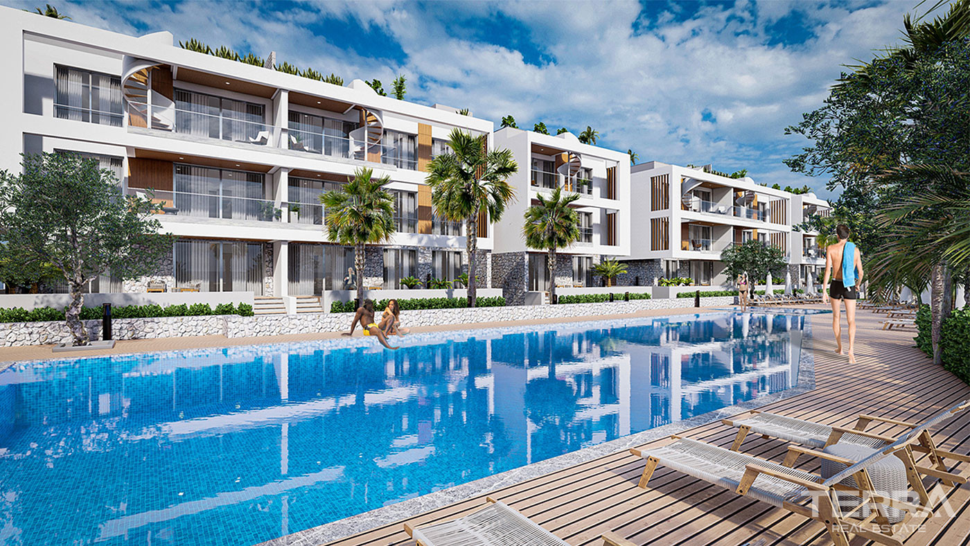 2+1 High Quality Apartments Surrounded by Greenery in Cyprus, Kyrenia - 77624