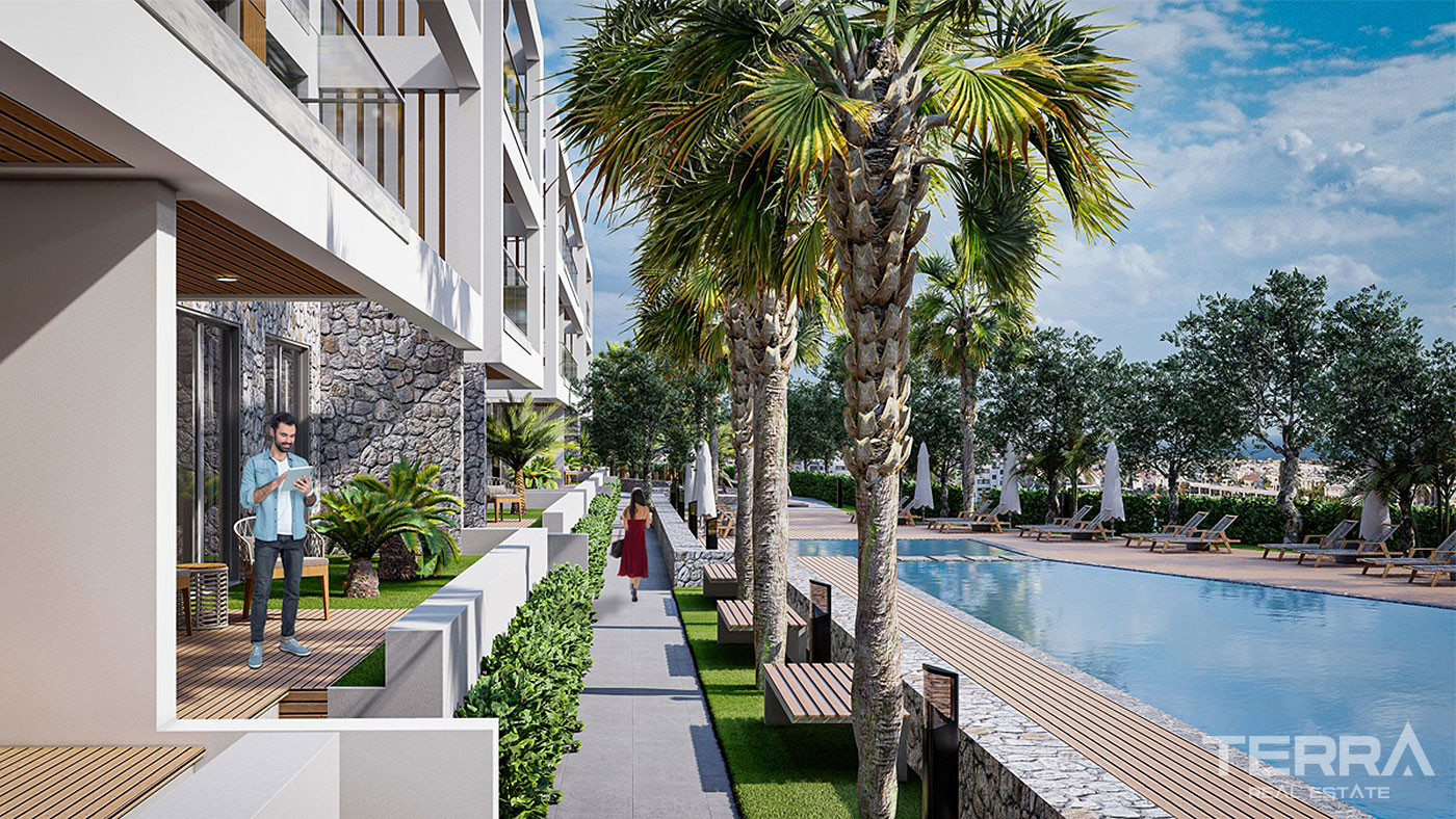 2+1 High Quality Apartments Surrounded by Greenery in Cyprus, Kyrenia - 77625