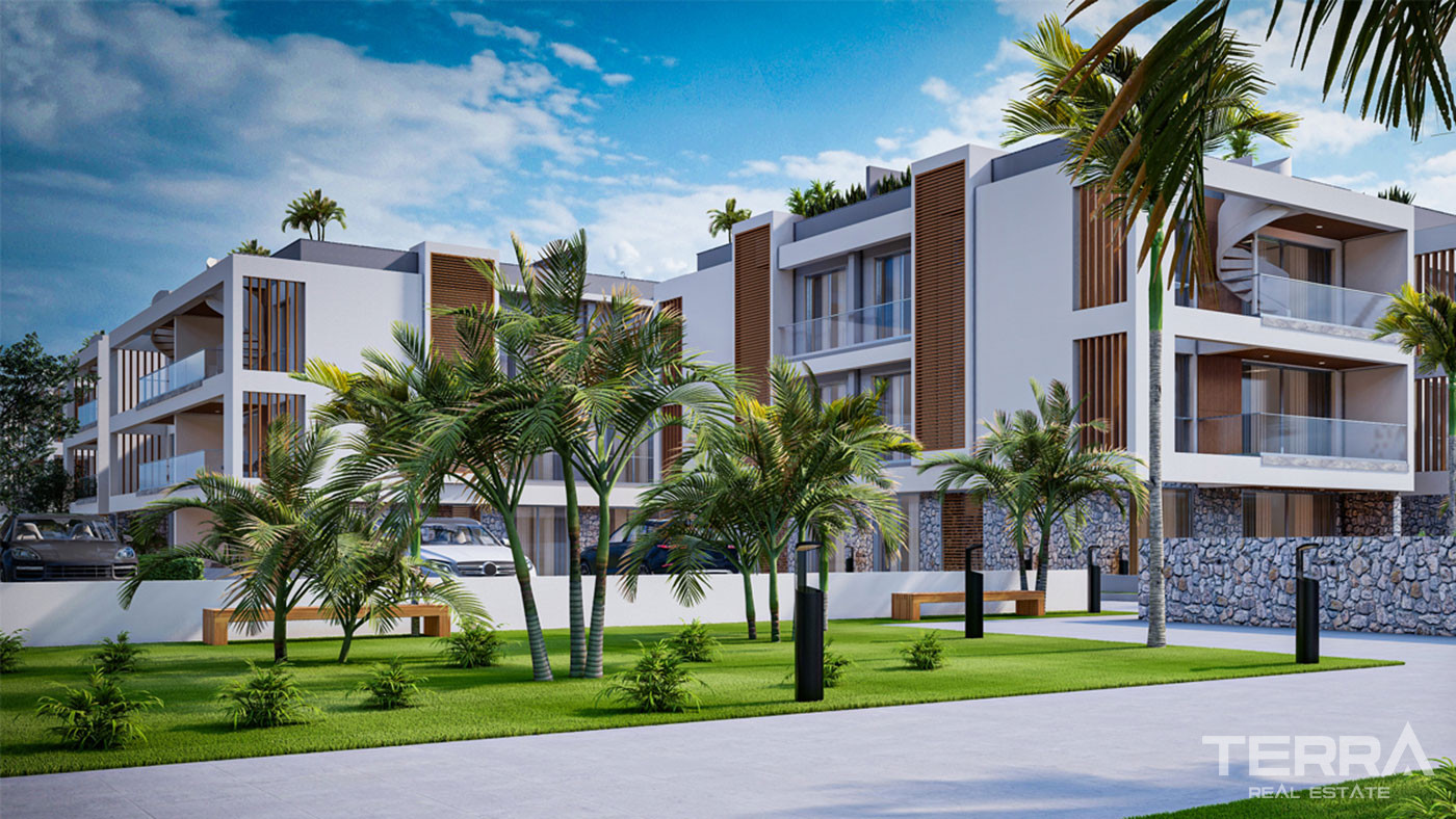2+1 High Quality Apartments Surrounded by Greenery in Cyprus, Kyrenia - 77627