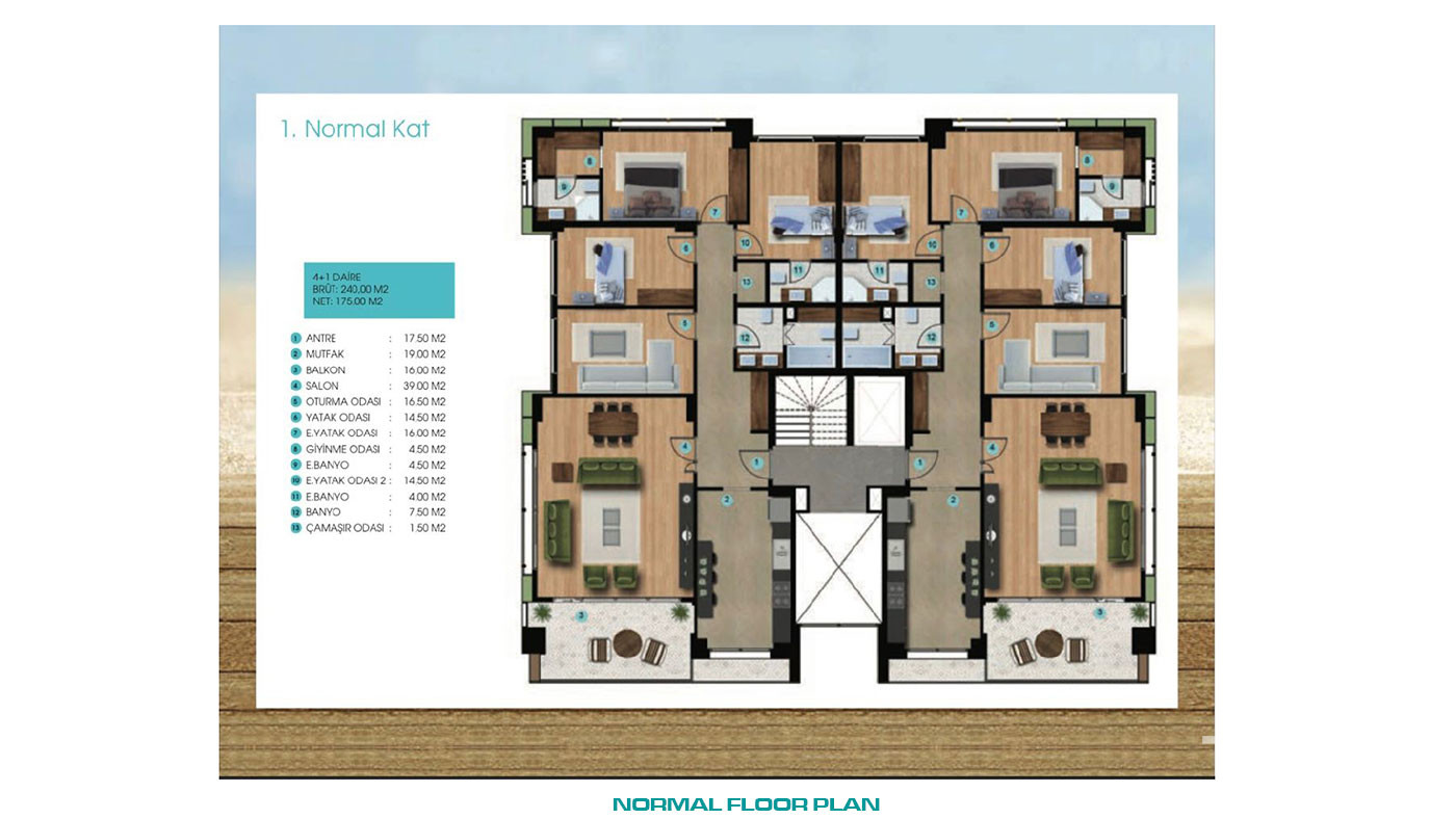 Sea Vew Apartments mit Smart Home System in Beylikdüzü, Istanbul - 77686