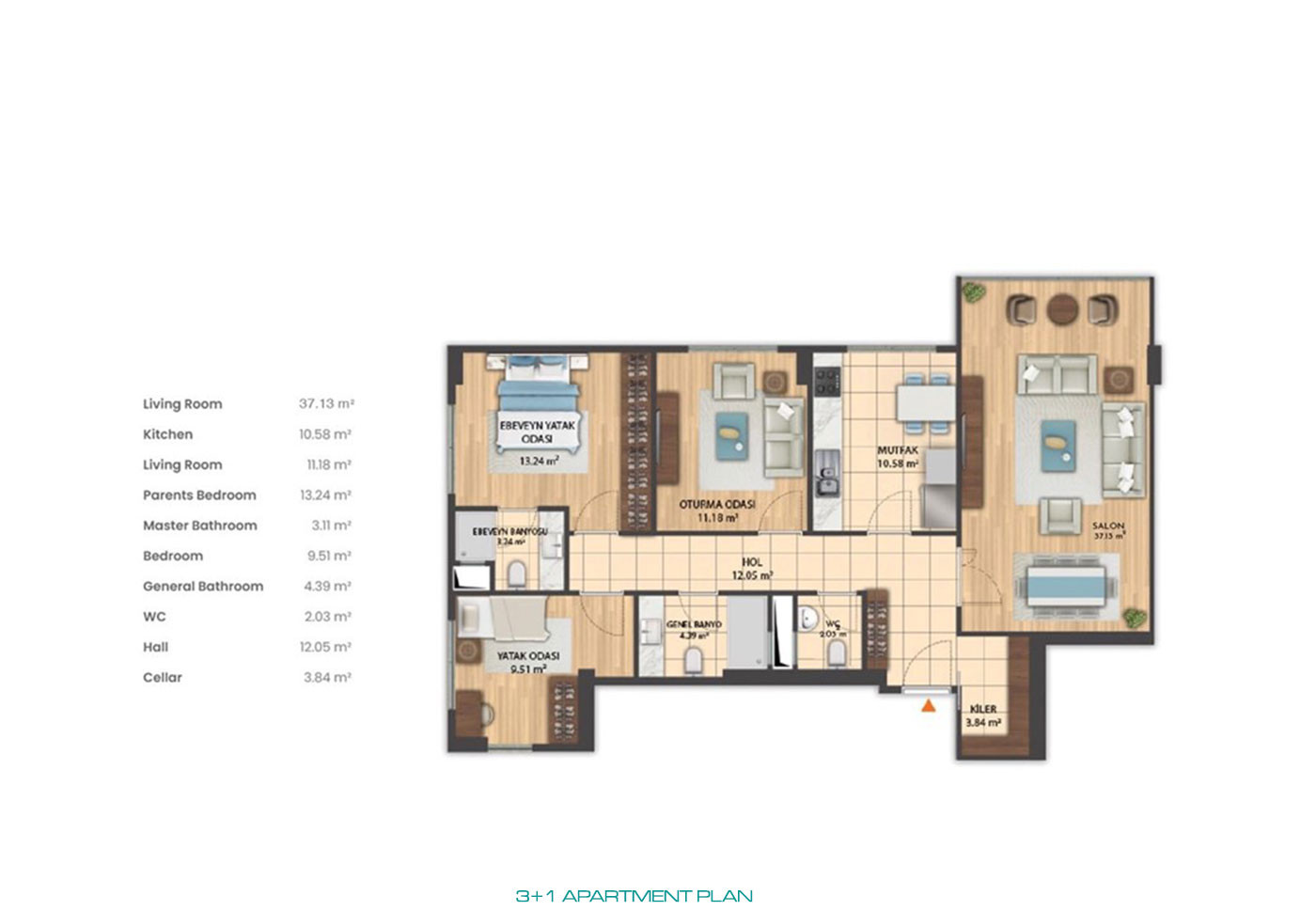 Family Apartments with Easy Access to Convienciences in Istanbul - 77674