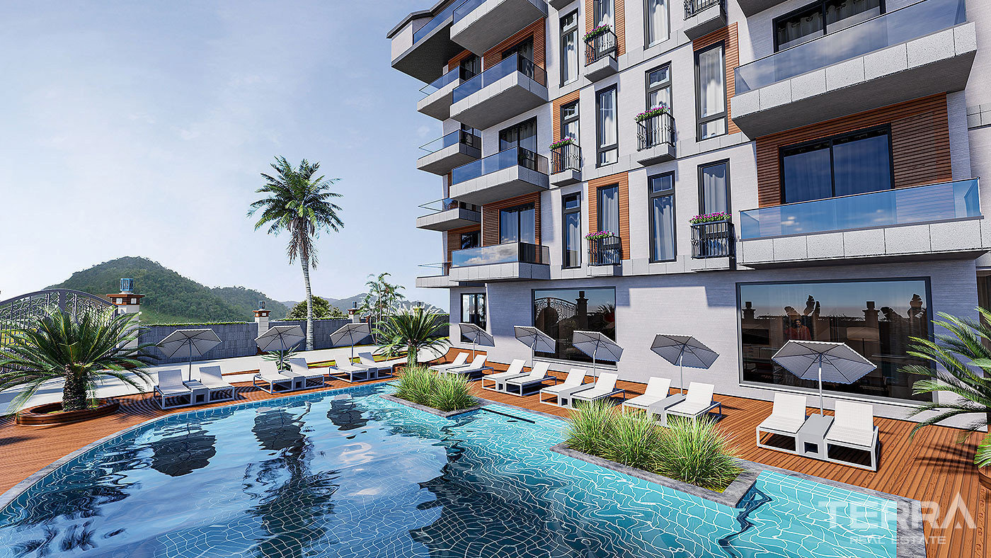 Luxury Apartments Close to the Center of Alanya in Oba