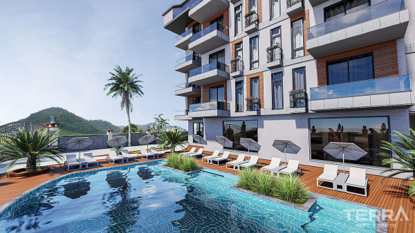 Alanya Oba'da Merkeze Yakın Lüks Daireler
